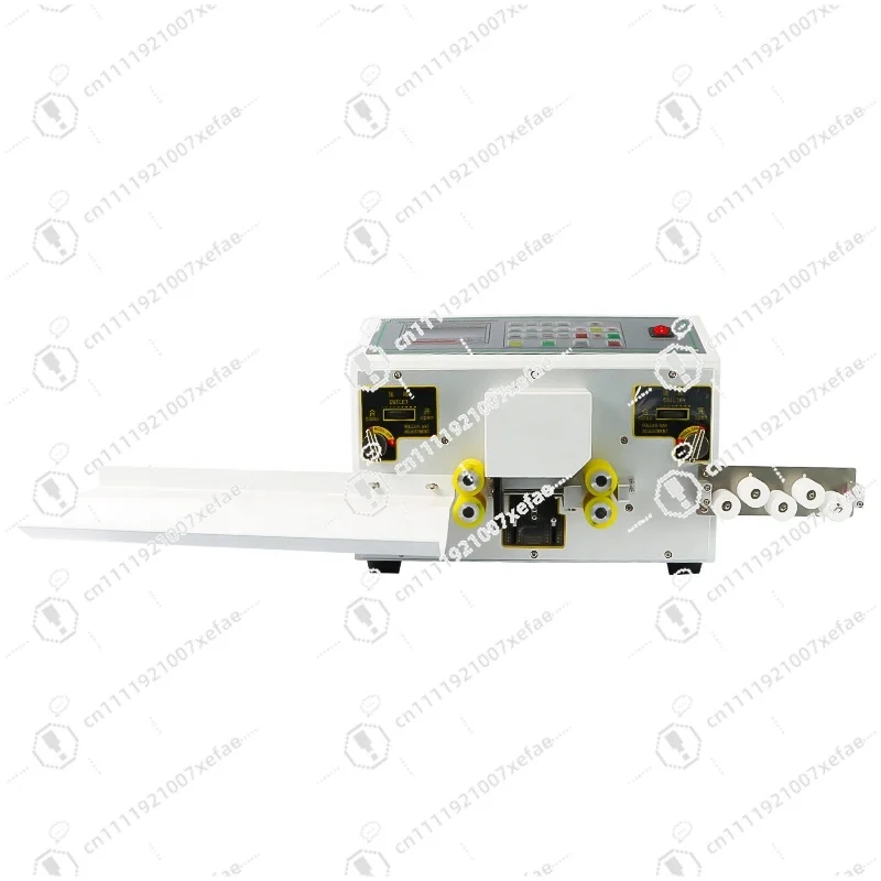 Efficient Speed Automatic Flat Copper Round Cable Stripper Wire Stripping and Slitting Blade Machine