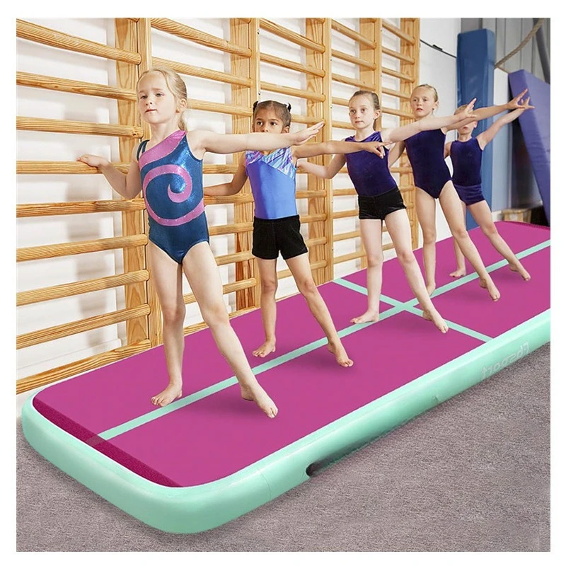 New thickened inflatable yoga mat, home fitness brushed mat, taekwondo martial arts somersault gymnastics mat dance mat