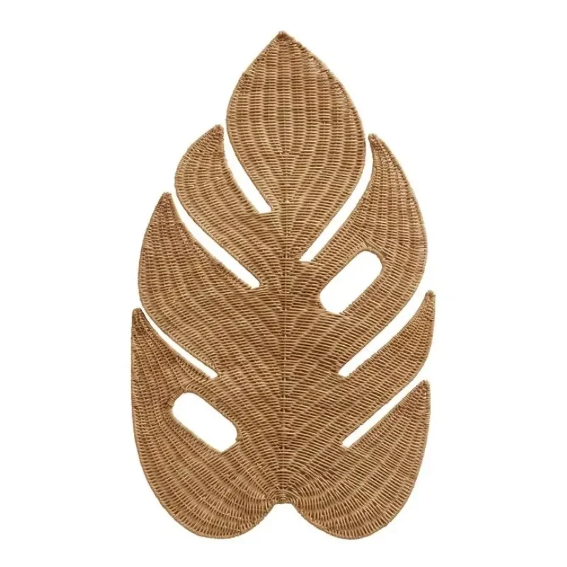 Handmade unique rattan wall decorative art, rustic design