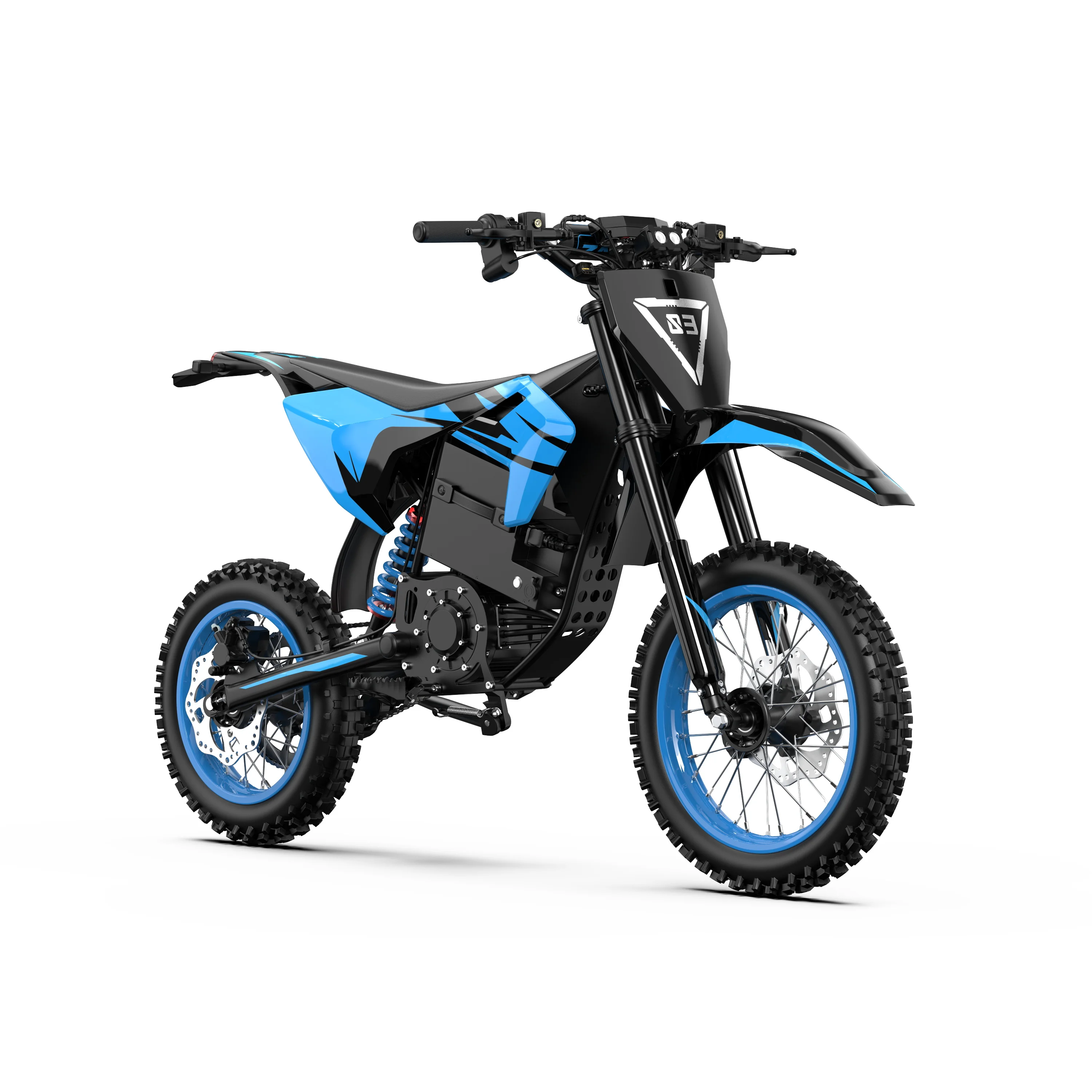 Electric Motorcycle ZAWES S3 60V 23.4AH E-Cross Bike Hydraulic brakes 46MPH 2000W Mountain Off-Road Ebike