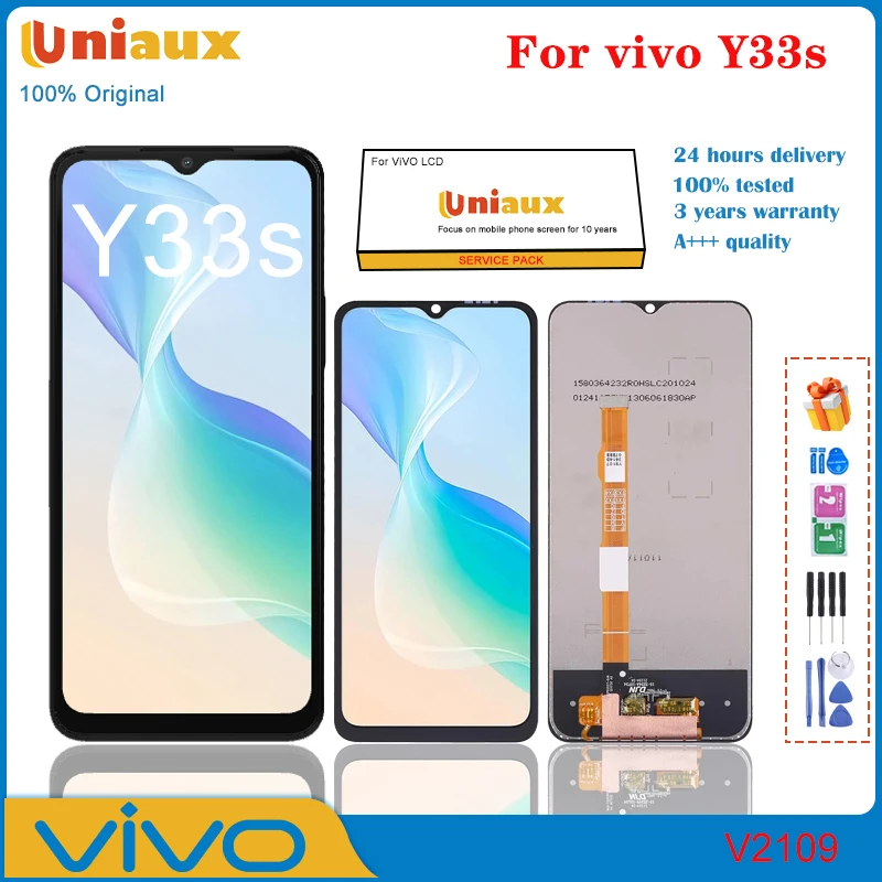 

For VIVO Y33S Mobile Phone LCD Screen Display assembly Touch Screen LCD Panel Replacement