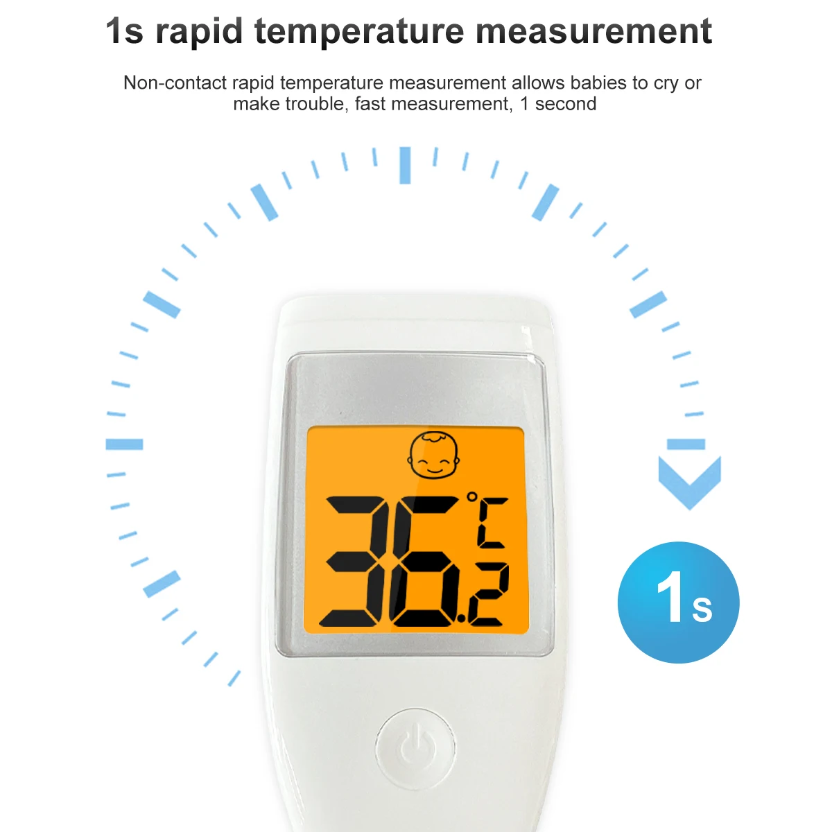 Forehead Thermometer Non-contact  Digital  Infrared  Fever Thermometer Medical Non Contact Infrared Forehead Thermometer