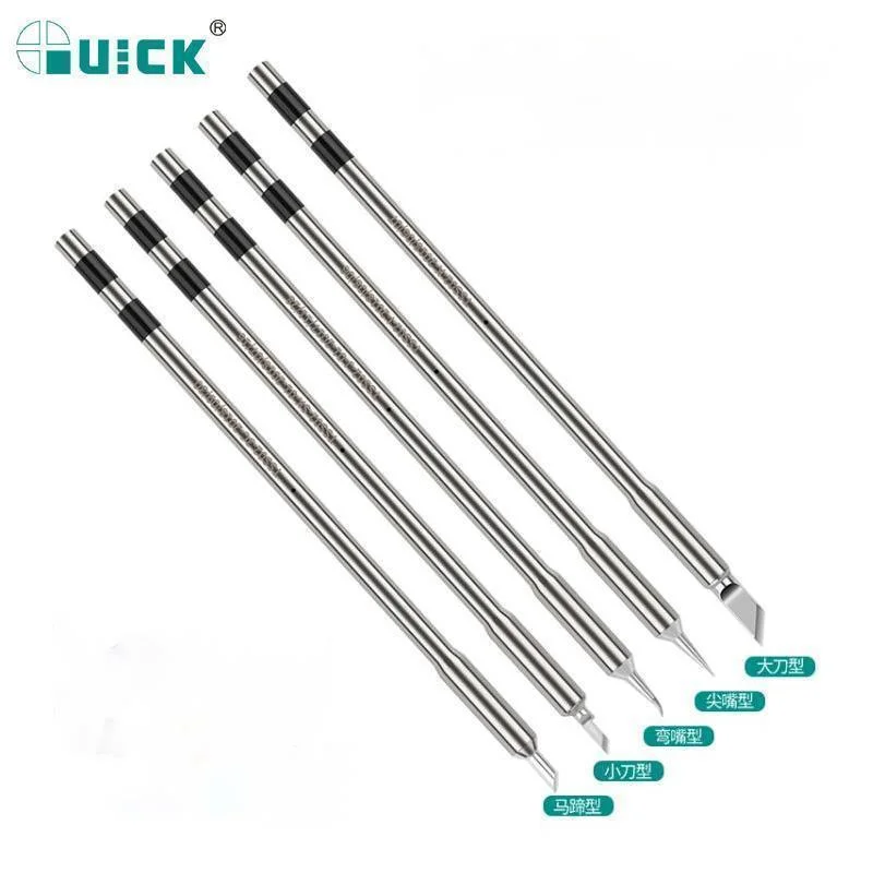 Original QUICK TS1200A Tips TSS02-I TSS02-SK TSS02-J TSS02 T12 Soldering Iron Lead-free Tip for IPhone Board Repair Hand Tools