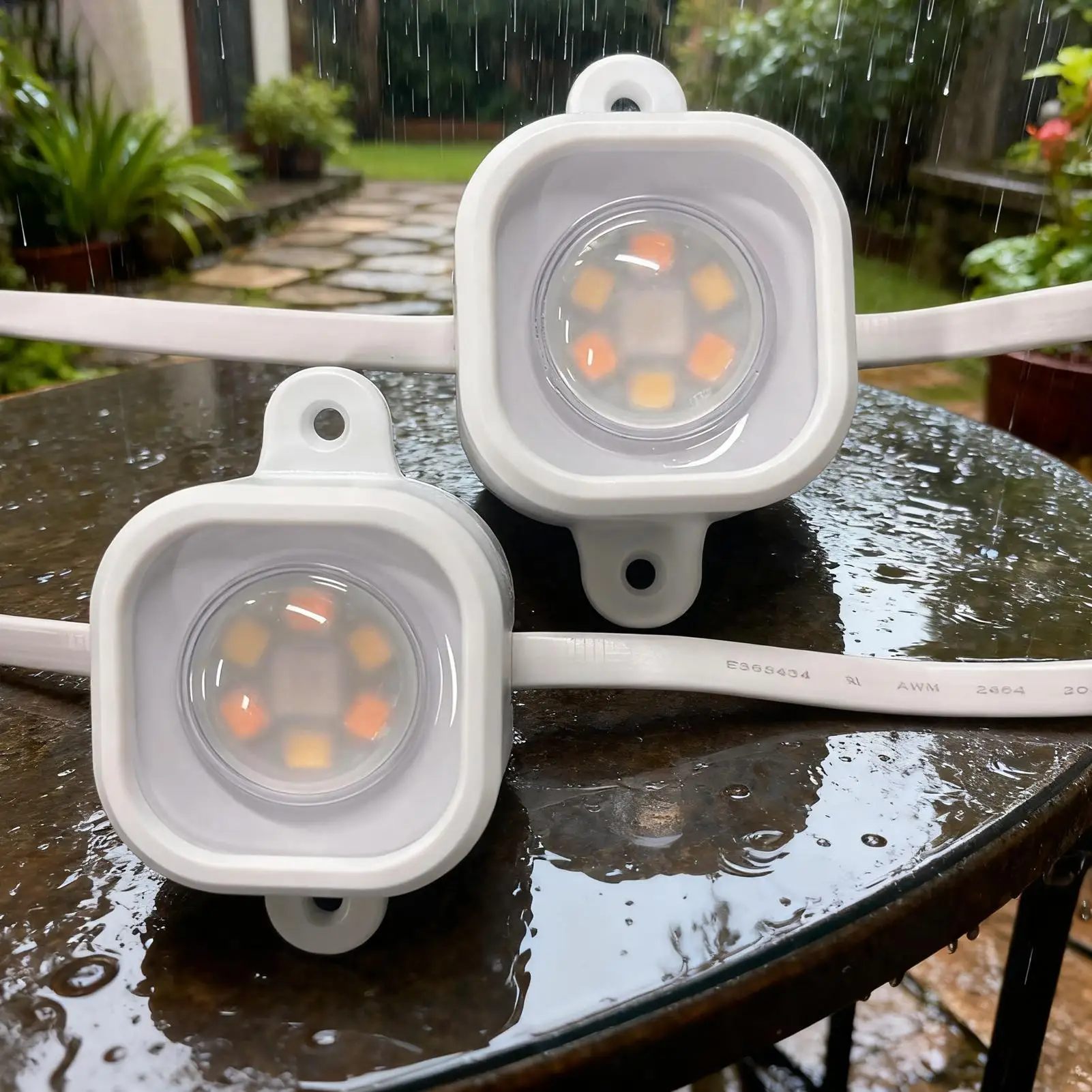 Outdoor Light Mount Bracket 10 Pieces Wall Light Mount With 20 Screws Waterproof Fixing Clip For Pathway Wall Walkway Porch