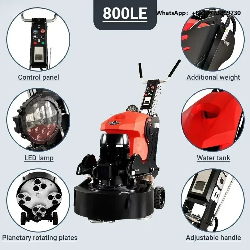 2025 newHeavy  Self-Propelled 800mm Planetary Concrete Floor Grinder Polishing Grinding Machine