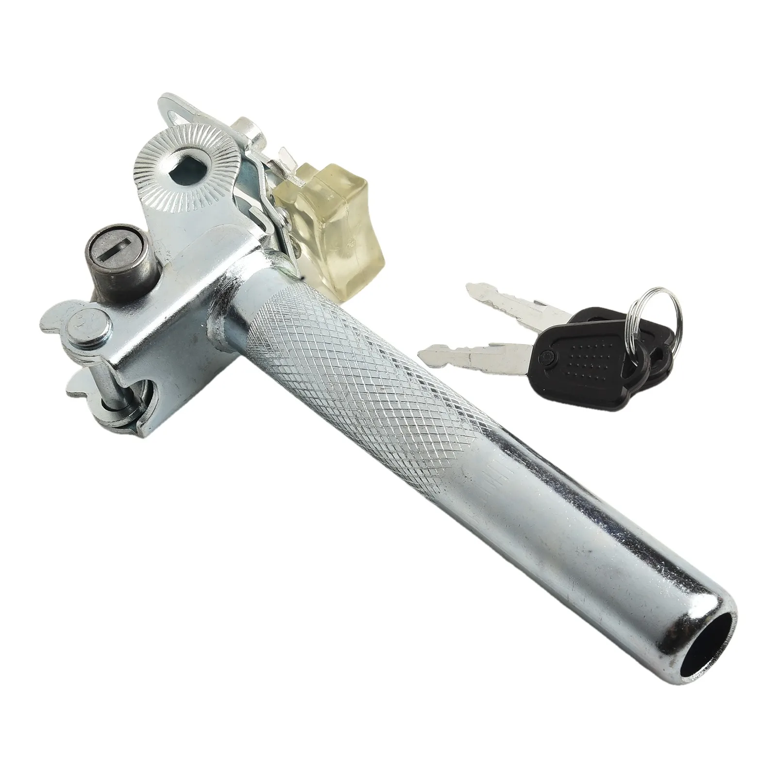 

Secure Fit Outdoor Cycling Anti-theft Seat Tube Adjustable Seat Lock External Lock Option Galvanized Anti-rust Steel