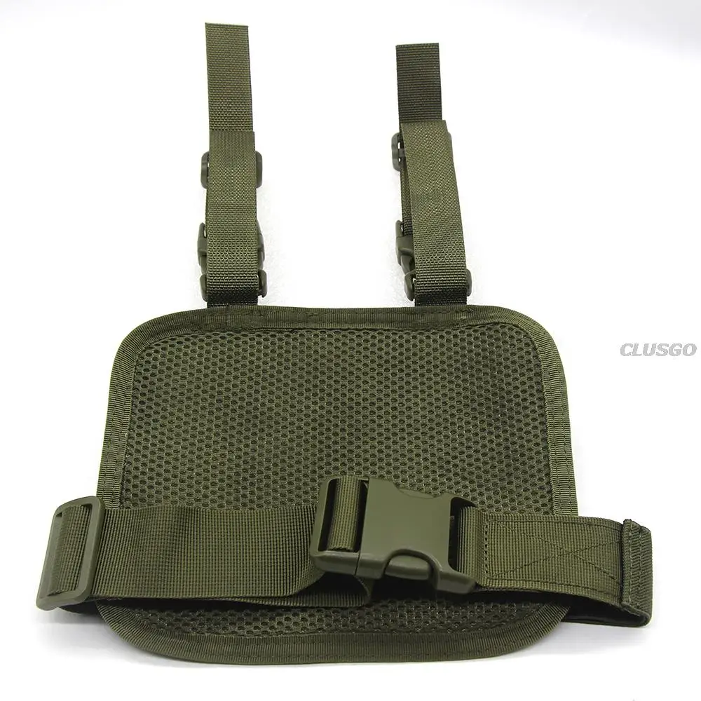 Nylon Tactical Drop Leg Platform Molle Thigh Rig Panel Outdoor Hunting Drop Leg Thigh Platform Adapter with Quick Release Buckle