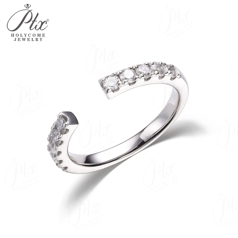 Lab Grown Diamond Ring D Color Round Cut 1ct-3ct Solid Gold 10K 14K 18K Dainty Delicate Everyday Luxury Jewelry Hypoallergenic
