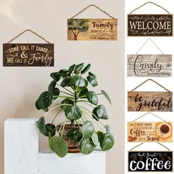 Sweet Home Wall Pediments Hanging Decorative Door Sign Welcome Sign Wooden Welcome Plaques