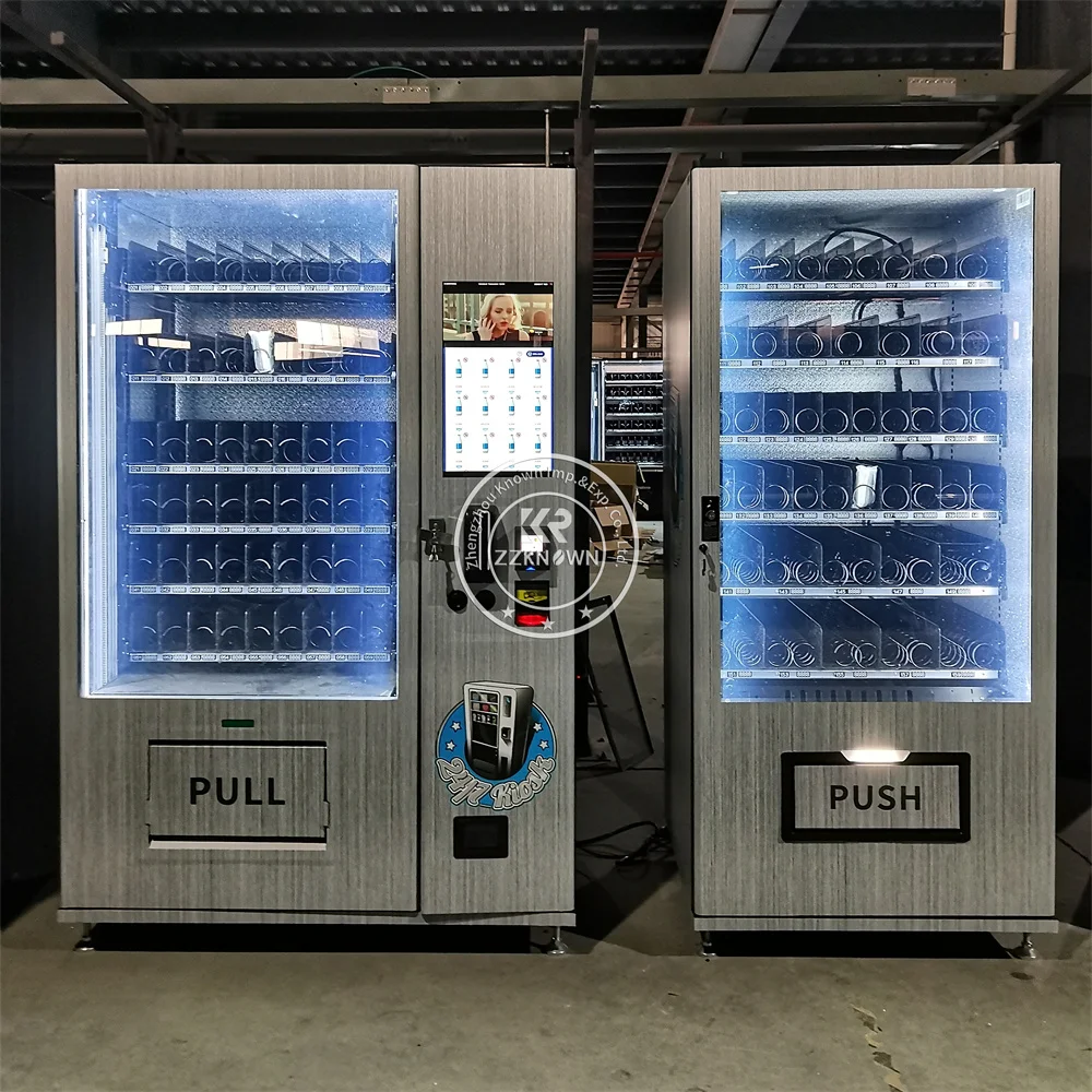 

Combo Food Cold Beverage Vending Machines with Large Capacity