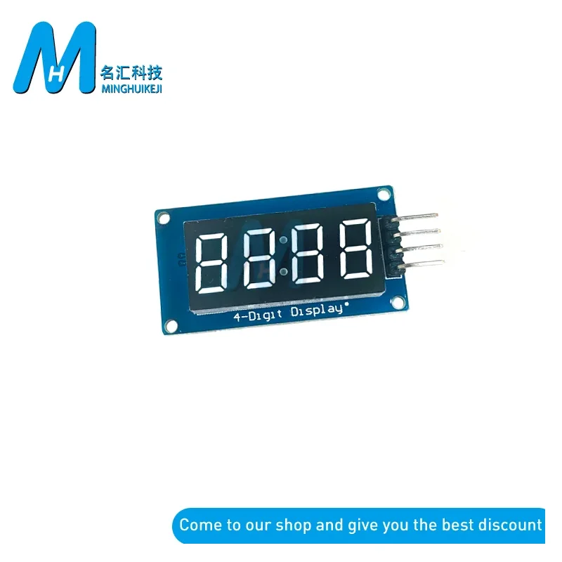 Новый-модуль-светодиодного-дисплея-tm1637-для-arduino-7-сегментов-4-бита-036-дюйма-часы-с-красным-анодом-цифровая-трубка-четыре-платы-последовательного-драйвера