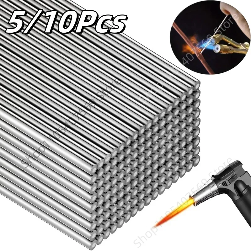5/10Pcs Universal Low Temperature Easy Melt Aluminum 1.6/2.0mm Rod Solder No Need Solder Powder Weld Bar Tin Hand Repair Tools