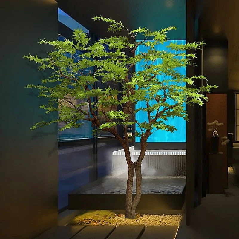 붉은 단풍나무 바닥부터 천장까지 이어지는 가짜 나무 닭 - Gardening Hand Tools Japanese 리뷰 및 가격