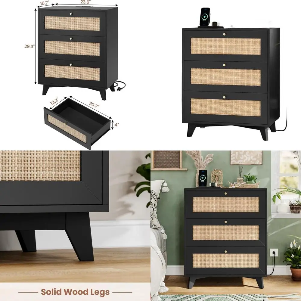 Rattan Drawers For …