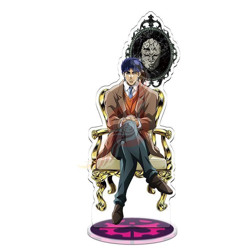Anime Figure JoJo Bizarre Adventure Cosplay Acrylic Stand Model Plate Desk Decor Standing Sign Keychain Charm Collection Gifts