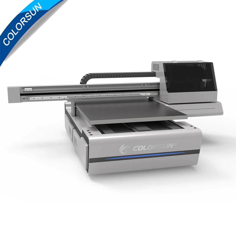 A1 6090 Digital UV Flatbed Printer Large Printer XP600 3 Printhead White Ink and Color Ink UV Printer