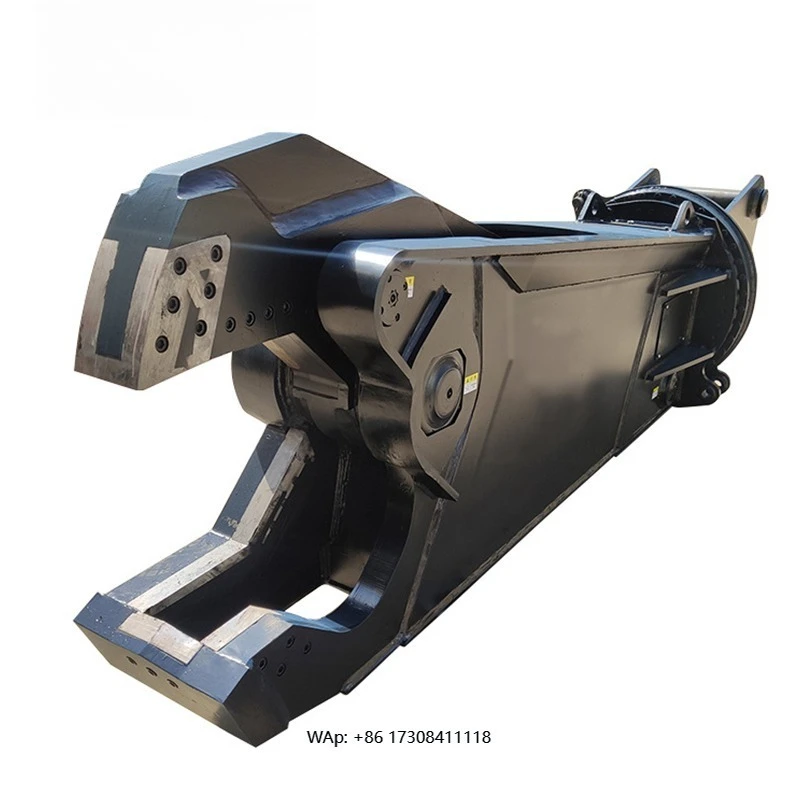 Heavy Duty Excavator Mounted Hydraulic Demolition Shear for Scrap Metal Processing and Concrete Cutting Industrial Machine