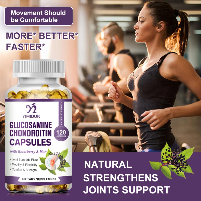 Glucosamine Chondroitin Capsules for Joint Support & Health Joint Shoulder & Neck Pain Repair Joint Injuries