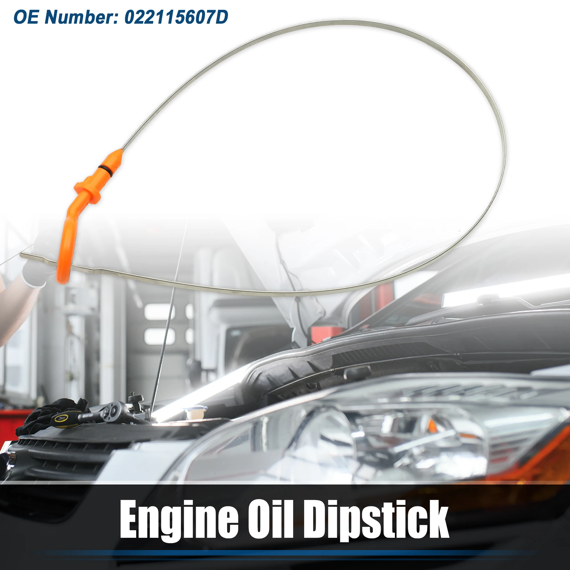 UXCELL Car Engine Oil Level Indicator Dipstick for Volkswagen Touareg No.022115607D