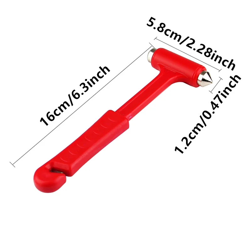 2/4pcs Two-in-One Emergency Car Safety Hammers Seat Belt Cutter Window Breaking Hammer Portable Car Emergent Rescue Escape Tools