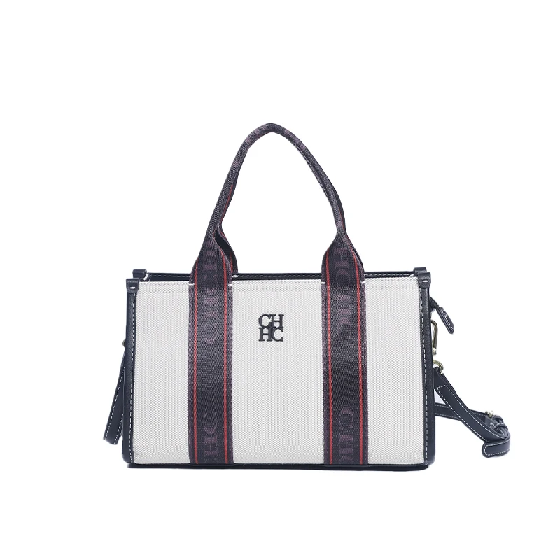 

CH Fashion Canvas Handbag Portable Classic Style Design High Quality 2025 New Autumn/Winter Women's Shoulder Bag