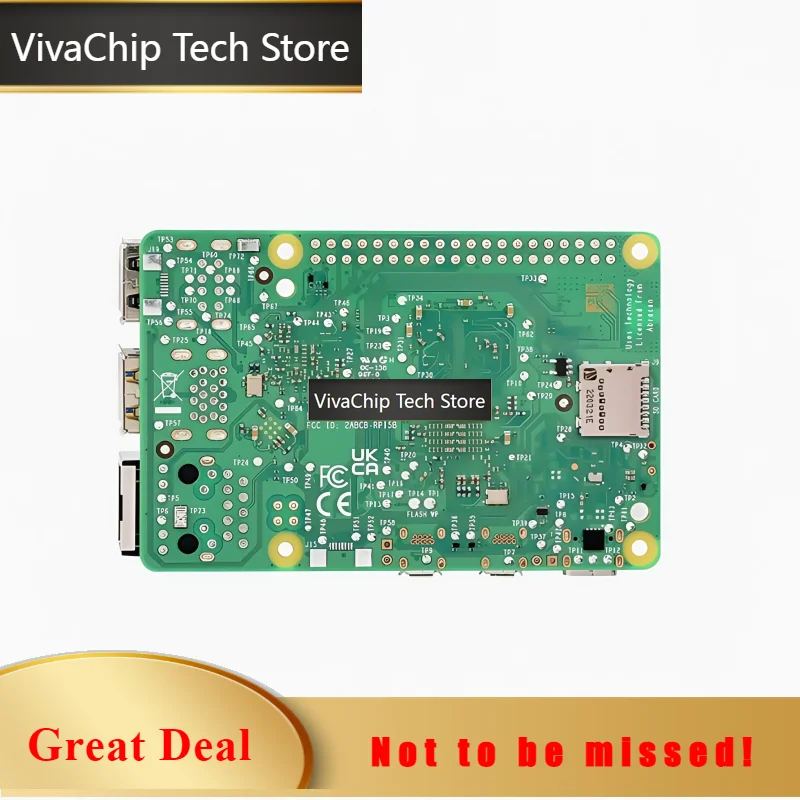 VivaChip TechRaspberry Pi 5 2G/4G/8G/16G Raspberry Pi 1B/2B/3A+/3B/3B+/4B