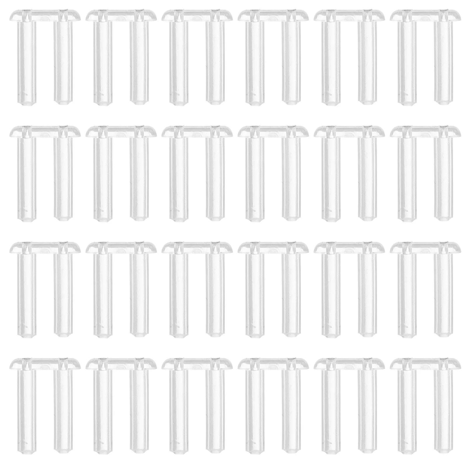 

200 Pcs Rimless Glasses Accessories Fixing Tools Nose Pads for Frames Spare Buckle Hard Plastic Pap Repair Eyeglass Nosepad