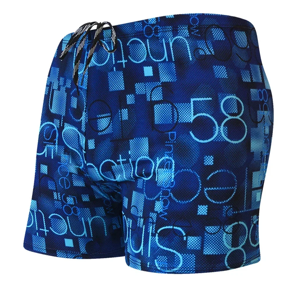 Summer Swimwear Men Slim Fit Swimsuit Boy Swim Suits Boxer Shorts Swimming Trunks Swimming Beachwear