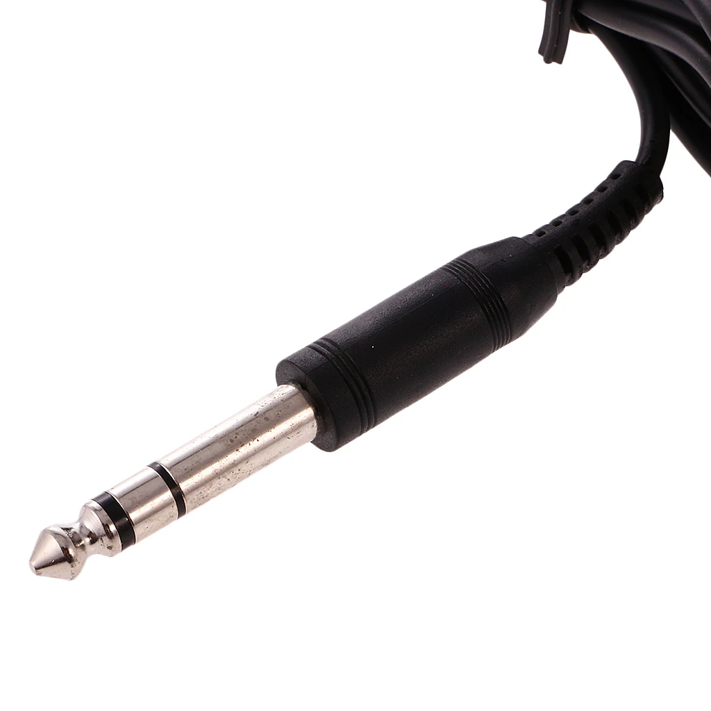 Stereo Headset Wired Gaming Headphones Music Earphone with 6.3mm Plug for Electronic Piano and TV