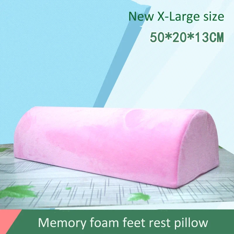 XL Massage Feet Pillow Latex Memory Foam Detachable Feet Relaxing Support Cushion Cosmetic Salon Footrest SPA  Almohada