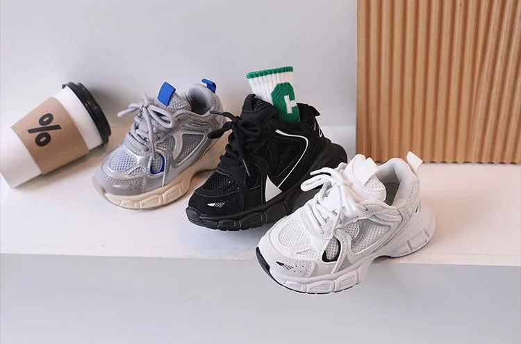Unisex Kinderschuhe Kinder-Sneaker Baby Jungen Sneaker Mädchen Schuhe Klobige Sport-Tennisschuhe Lässige Flache Schuhe Kinder Kleinkind Fußbekleidung Herbst – Detail 3