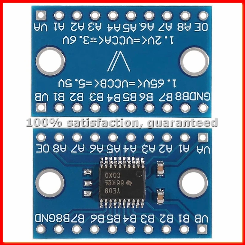 10PCS TXS0108E 8 Channel Level Conversion Module High Speed Full Duplex 8 Way Bi-Directional Converter for-A68X