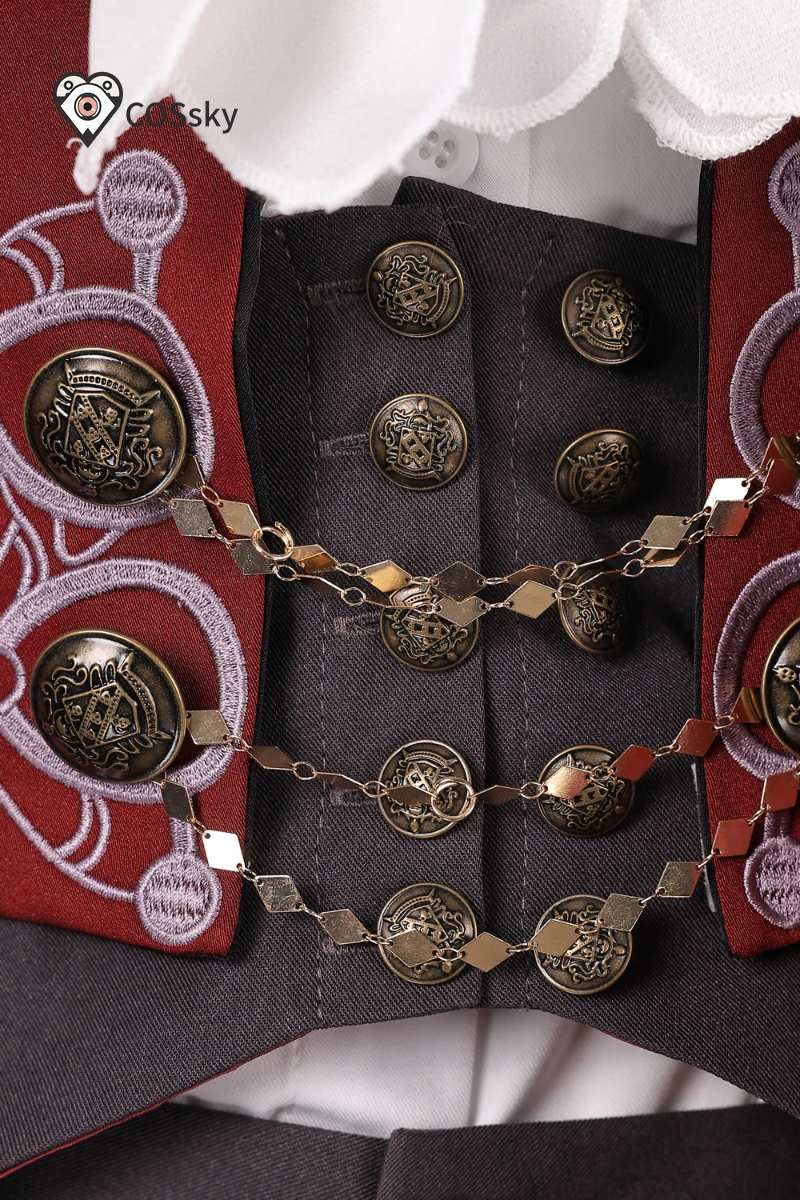 Disfraz de Lord of Mysteries Klein Moretti, disfraz de Halloween y Navidad, nuevos trajes góticos, sombrero, capa, chaleco, uniforme, accesorios para hombres y mujeres