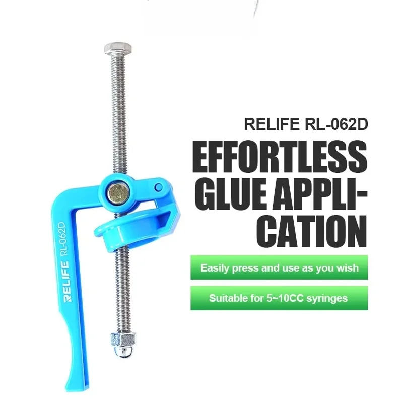 5CC~10CC Rosin Flux Barrel Extruder Manual Labor-Saving Glue Gun For Syringe Welding Oil, Solder Paste, UV Mask Oil,Glue