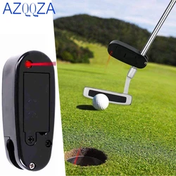 Mini Black Golf Putter Laser Pointer Putting Training Aim Line Corrector Improve Aid Tool Outdoors Golf Practice Accessories