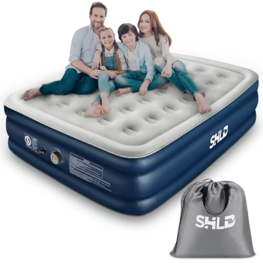 

Надувной матрас размера «queen-size» со встроенным насосом для кемпинга и гостей. Поднятый дизайн 18 дюймов с 2-минутной самонадуванием. Протектор 48 часов.