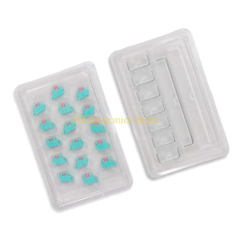 B03C Precisions POM Steel Plate Stabilizers Set for Mechanical Keyboards Plastic and Stainless Steel Build Noise Reductions