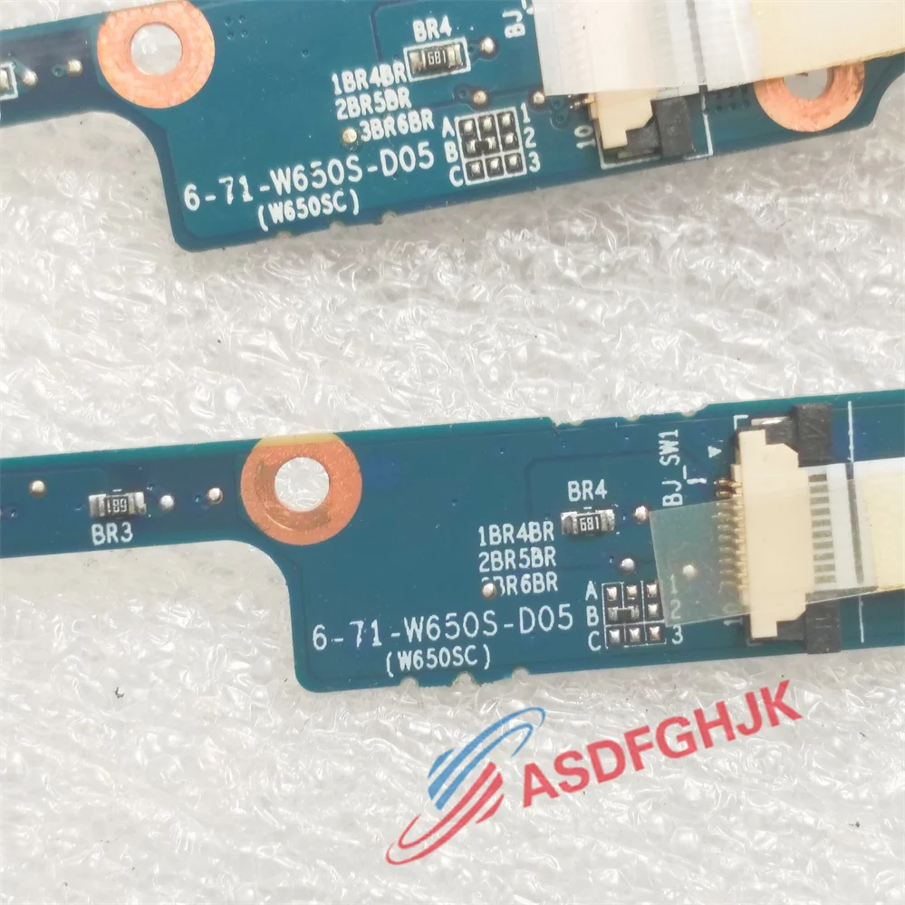 FOR Clevo W650SF W655SZ Power Button Board Cable 6-71-W650S-D05  TEST OK
