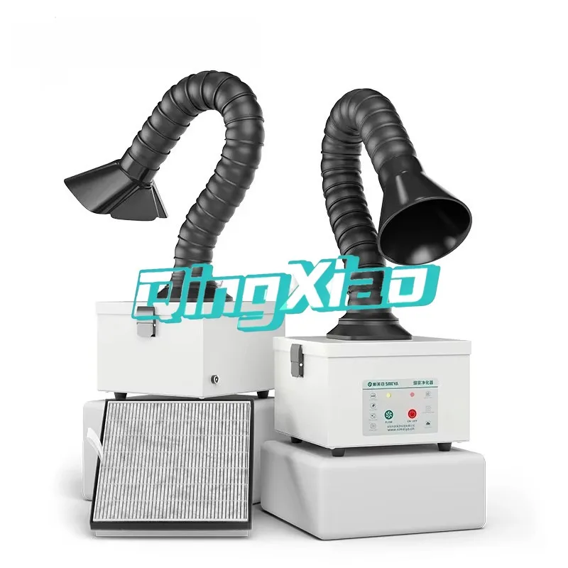 Mobile Small Smoke Purifier Soldering Iron Fume Extractor Laser Marking Fume Extractor Production Line Smoke Exhauster Efficient
