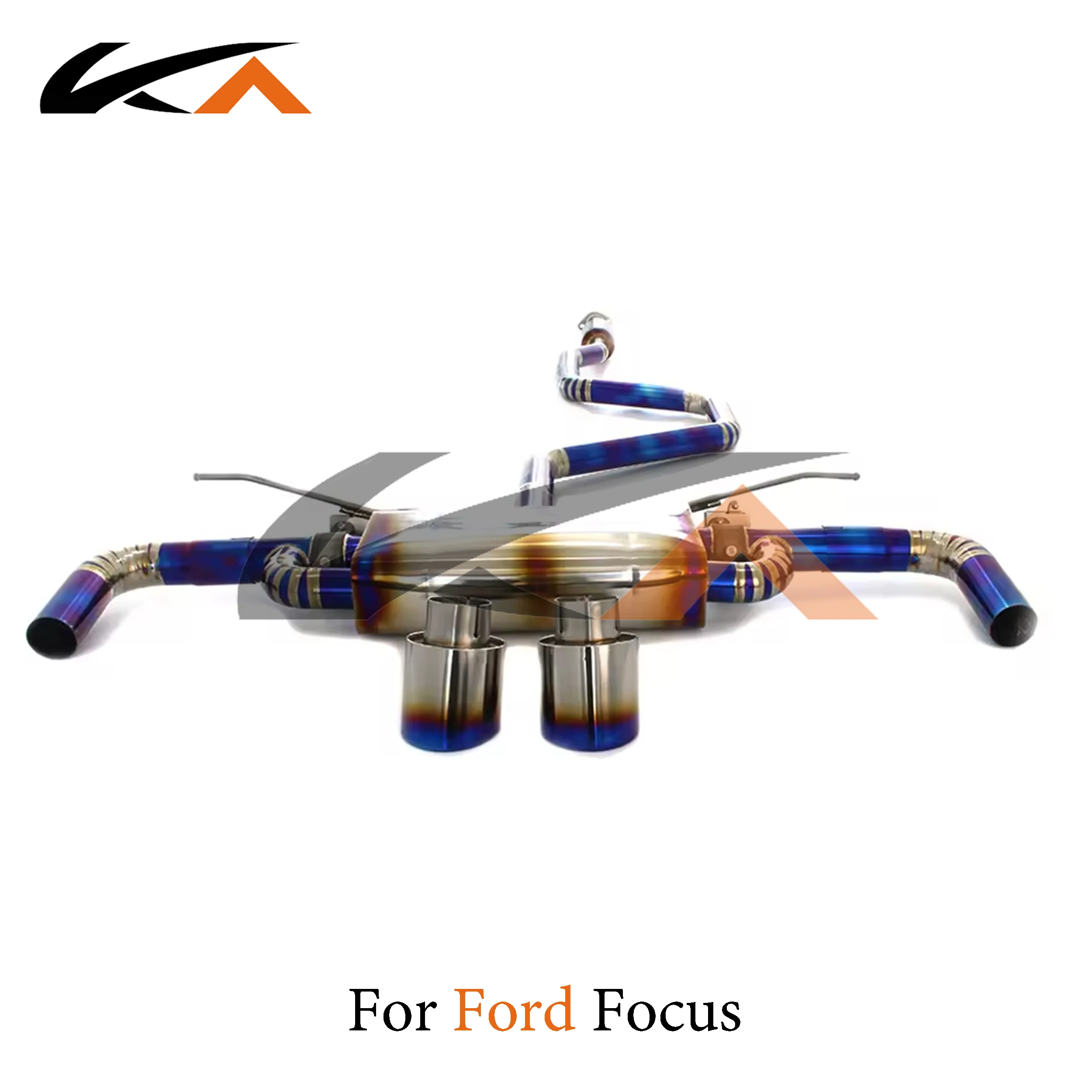 KA Tuning Titanium Alloy Catback Exhaust System for Ford Focus 1.5T Rear Section Performance Muffler Valve