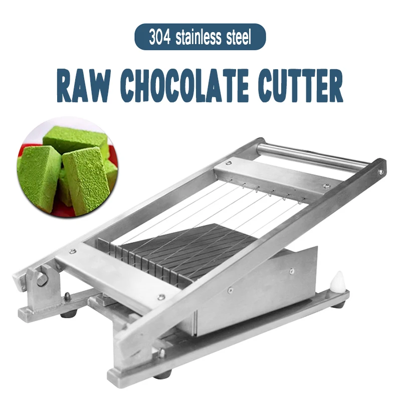 

Stainless Steel Raw Chocolate Cutter Soft Sweets Chocolate Block Cutting Machine Jelly Cake Slicing Machine Gift Cutter