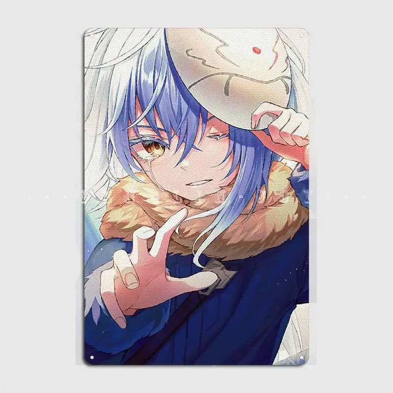 Rimuru Tempest Metal Plaque Poster Club Home Pub Garage Printing Mural Painting Tin Sign Posters