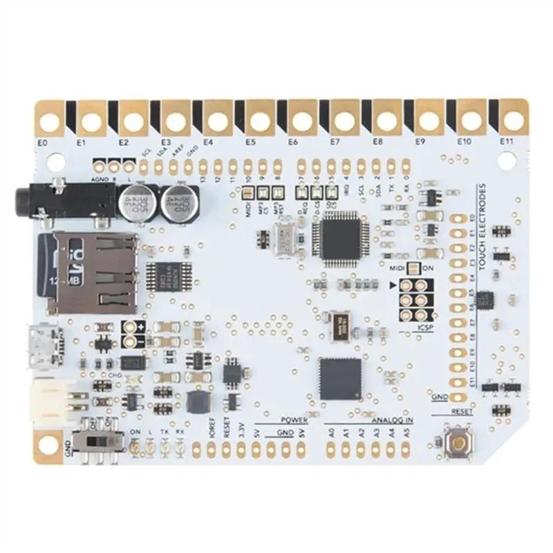 B27B SKU-5013 Printed Circuit Board Touch Functionality Development Board Dev Board Bare Conductive Base