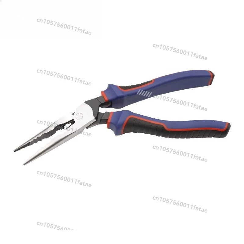 8-Inch Elbow Labor-saving Pointed Nose Pliers, Steel Wire Cutting Multi-functional Bending Handle Electrical Pointed Tip Pliers
