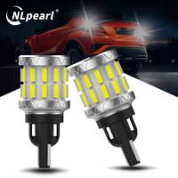 NLpearl 2Pcs Super Bright T15 W16W LED CANBUS No Error Bulbs Backup Reverse Brake Parking Lamp 921 912 LED Bulb 12V 6500K White
