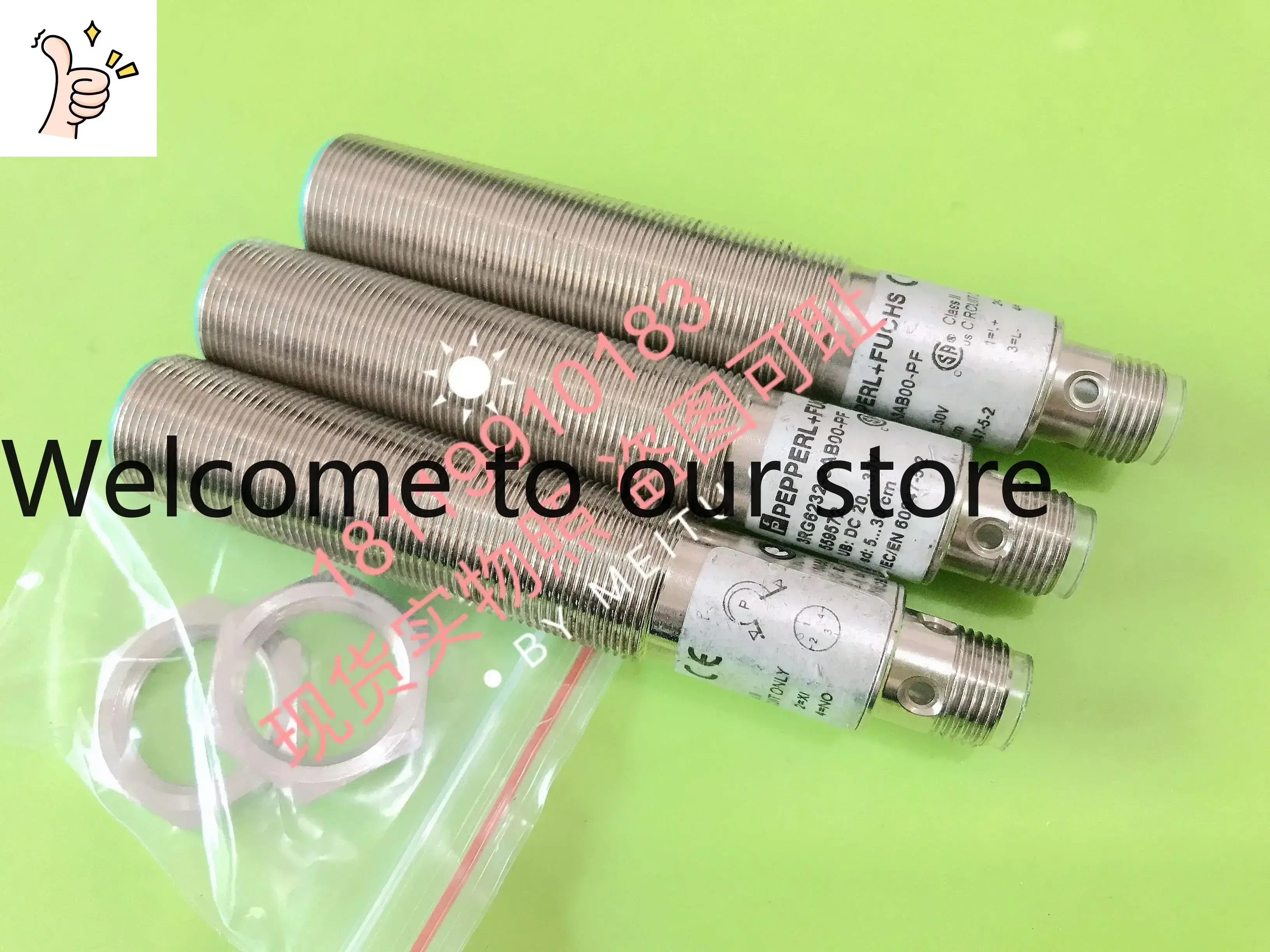2026 Physical Photo Of Beijiafu P+F Ultrasonic Sensor 3RG6232-3AB00-PF 559572 In Stock