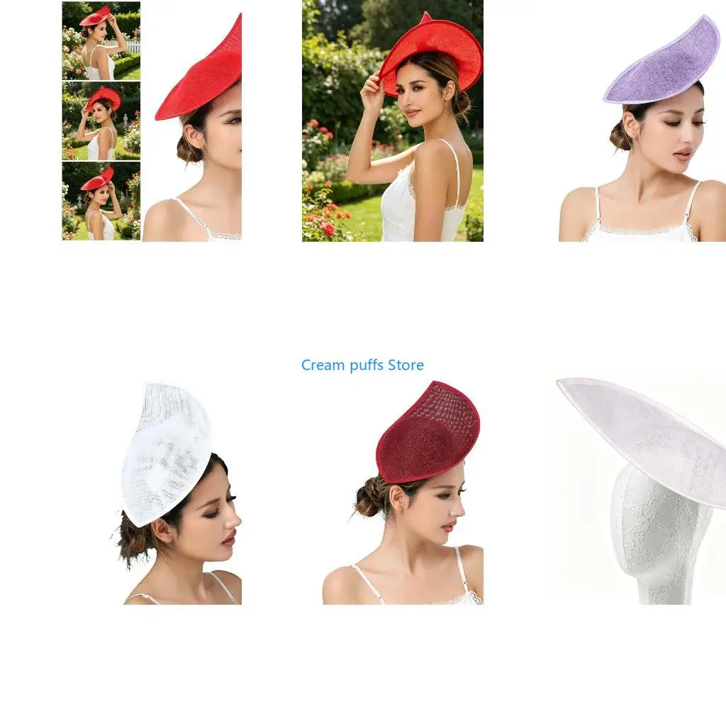 50LE Durable Derby Hat Base For DIY Hair Accessories Millinery Crafting Supply DIY Accessories
