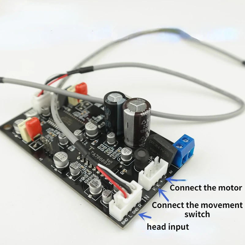 TA7668 Stereo Tape Recorder Magnetic Head Preamplifier Board With CXA1332 Dolby Noise Reduction