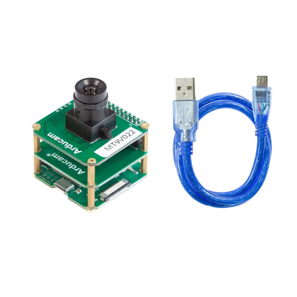 

Arducam MT9V022 0.36MP Global Shutter USB Camera Evaluation Kit - 1/3-Inch Monochrome Camera Module with Parallel Camera Adapter