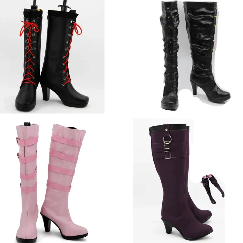 New Anime Dangan V3 Enoshima Junko Kirigiri Kyoko shoes Cosplay  Iruma Miu Ruruka Boots